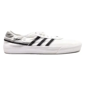 ADIDAS Low Top Trainers White Canvas Mens UK 11