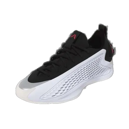 Adidas Men's Anthony Edwards 1 Low Shoes - White / Core Black / Lucid Red