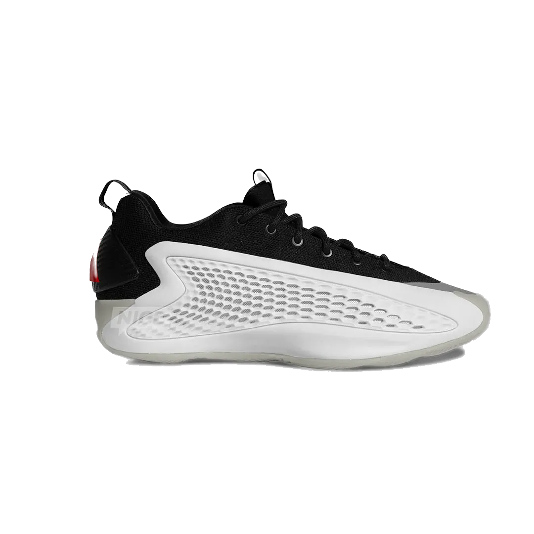 Adidas Men's Anthony Edwards 1 Low Shoes - White / Core Black / Lucid Red