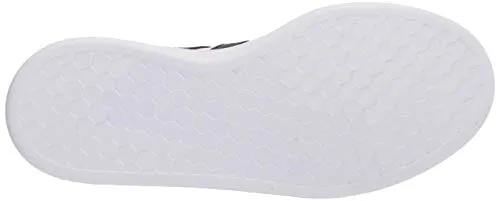 adidas mens Grand Court Sneaker, White/Core Black/White, 9.5 US