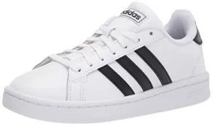 adidas mens Grand Court Sneaker, White/Core Black/White, 9.5 US