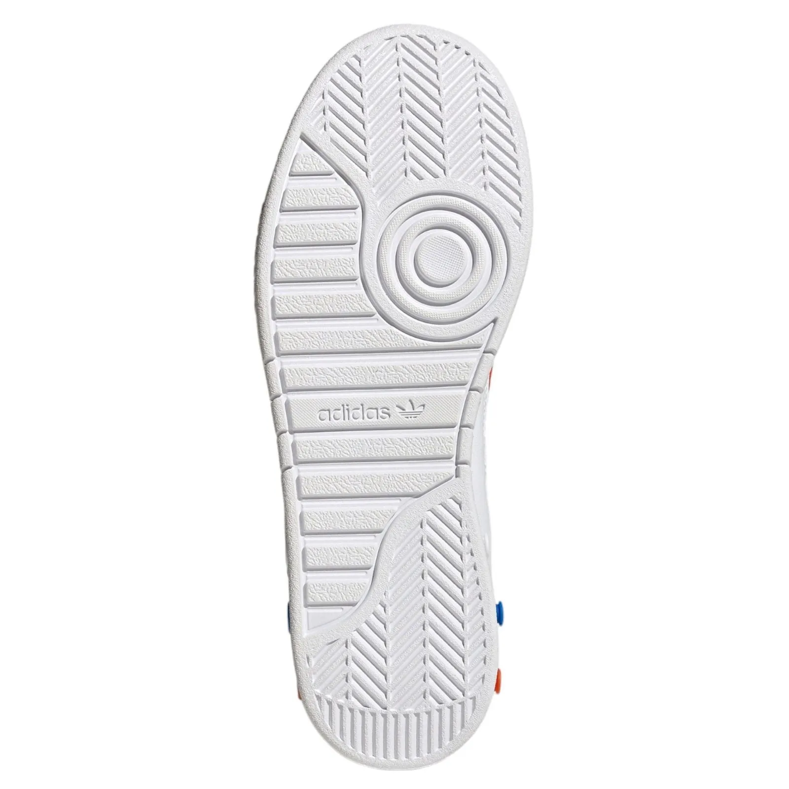 adidas Originals G.S. Court Shoes - Cloud White / Collegiate Orange