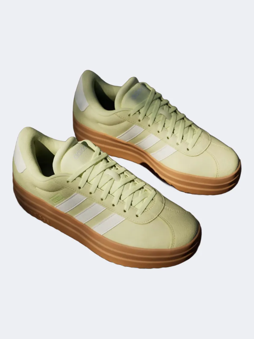 Adidas Vl Court Bold Women Sportswear Shoes Ice Yellow/Off White