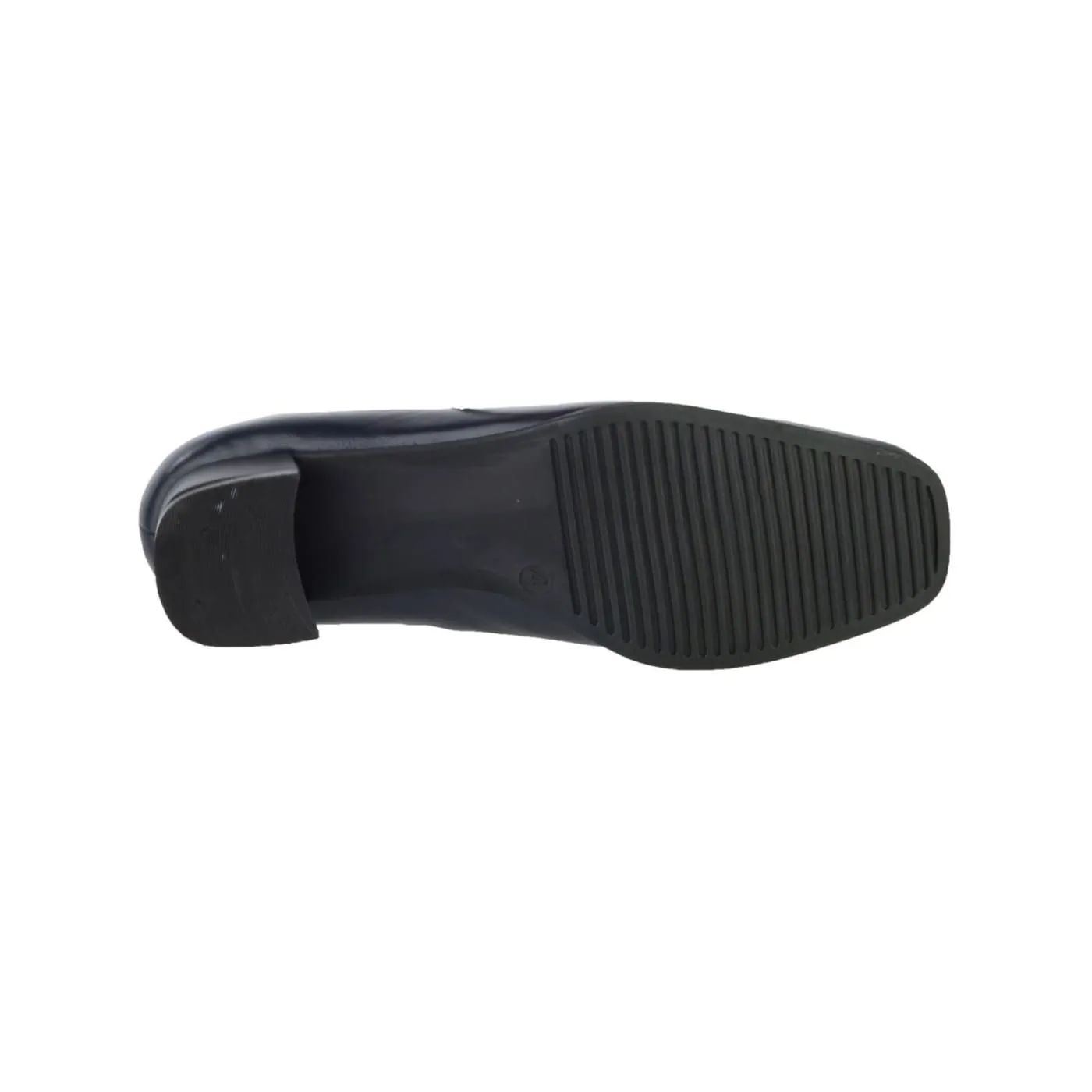 Amblers Walford Navy Ladies Leather Shoes