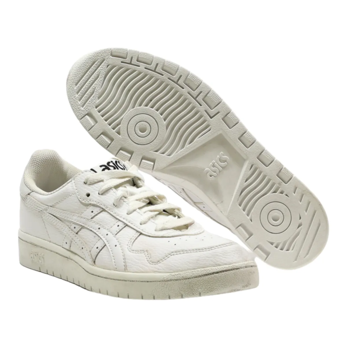 ASICS Sneaker Trainers White Leather Womens UK 4.5