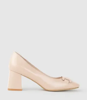 BIANCA65 Pump with Trim in Nude Calf