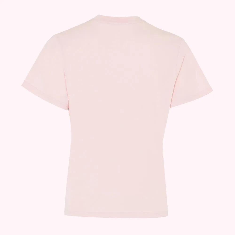 BLUSH BLOSSOM POCKET MACIE T-SHIRT