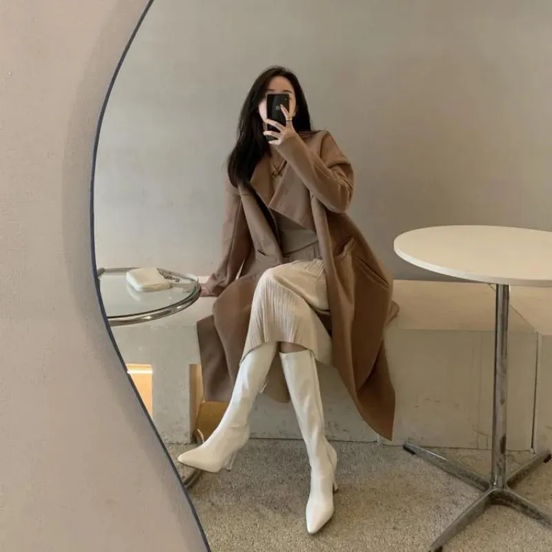 Blythe Pointed Leather Boots