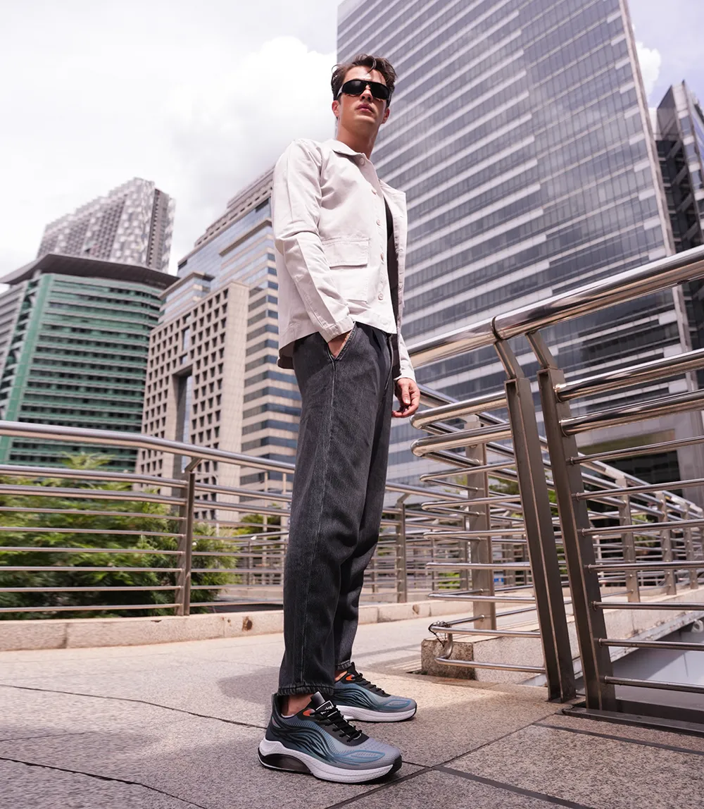 BM6283-BLACK/GREY-Men Sneaker