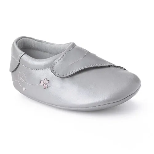 Bobux new-b baby shoe Babydoll Silver