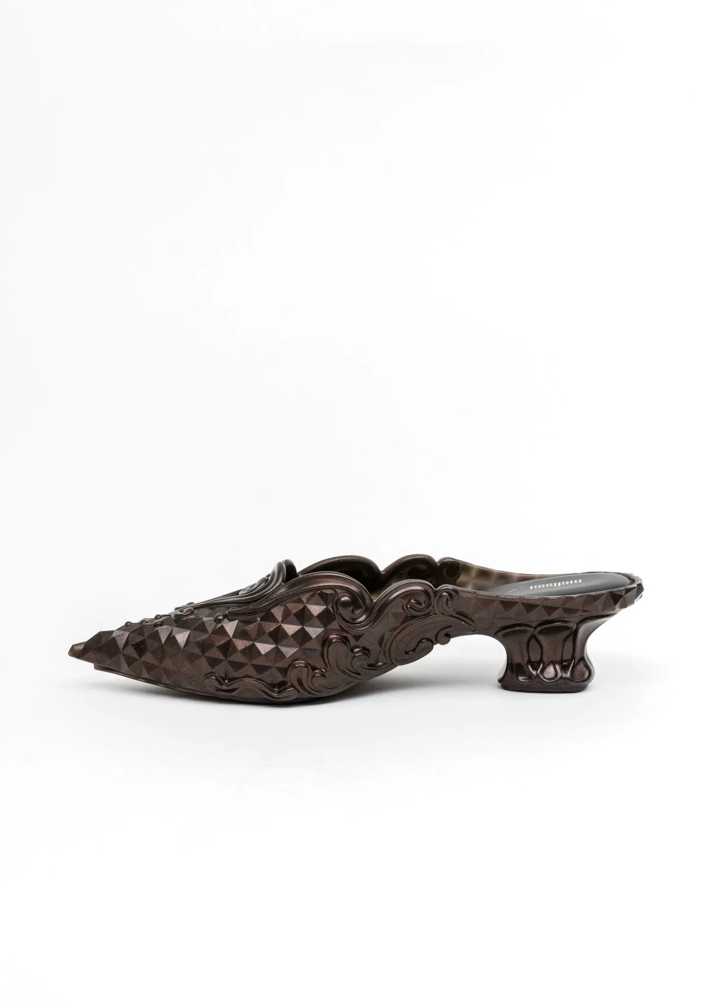Bronze Melissa Edition Jelly Point Mules