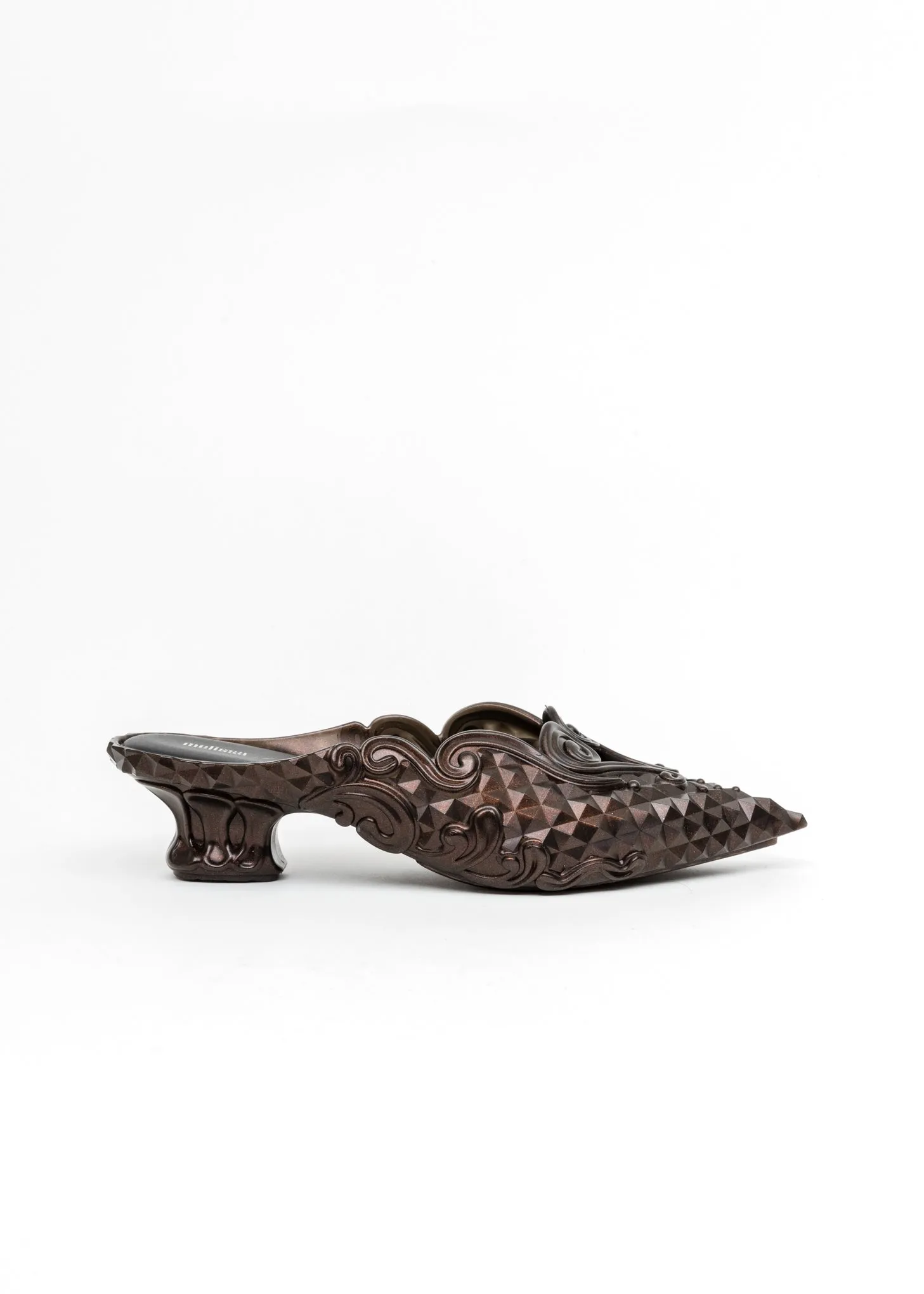 Bronze Melissa Edition Jelly Point Mules