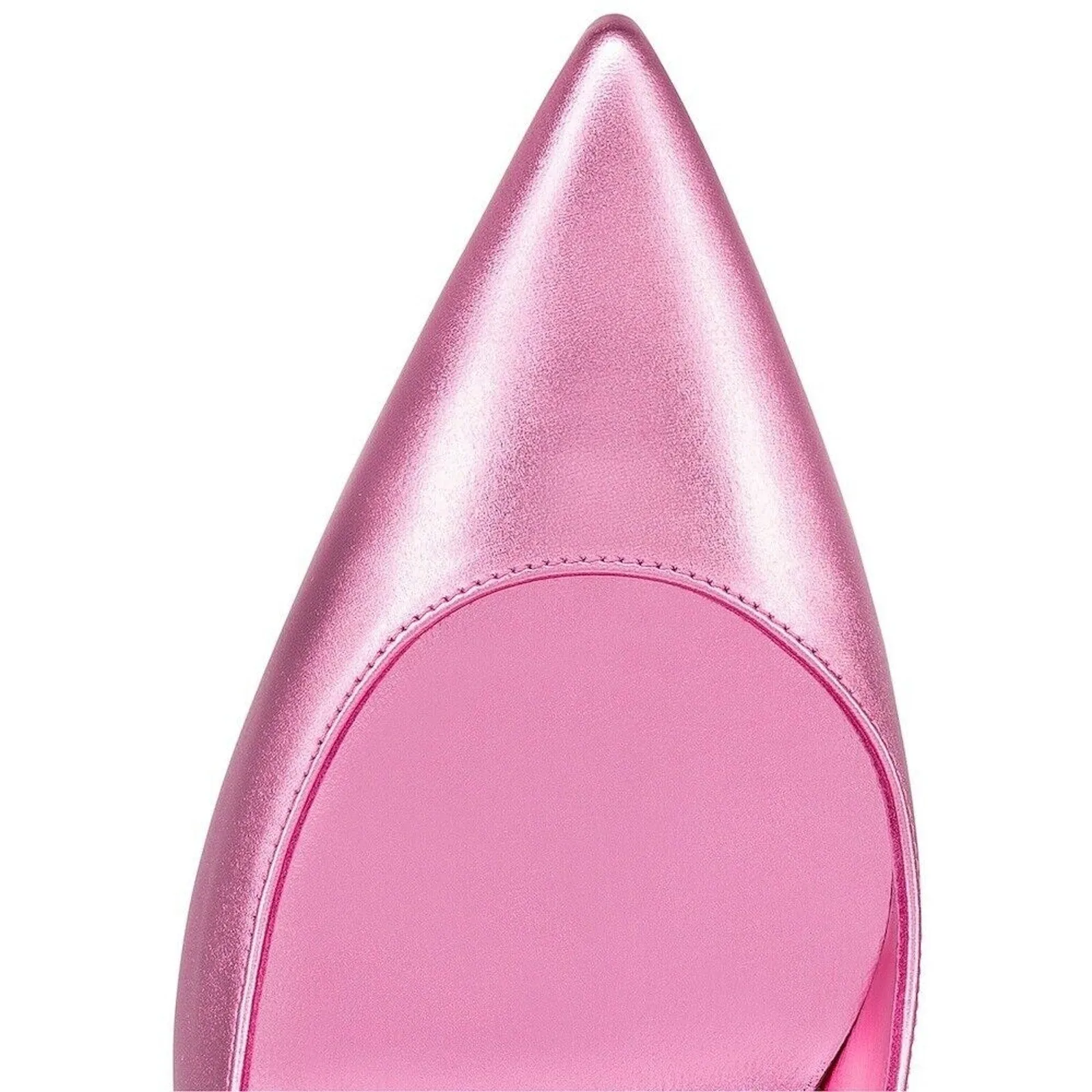 Christian Louboutin So Kate 120 pointed toe Metallic Pink pumps