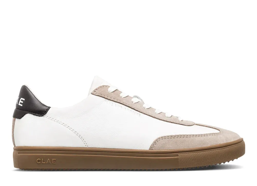 CLAE DEANE SNEAKERS - WHITE FEATHER GREY DARK GUM