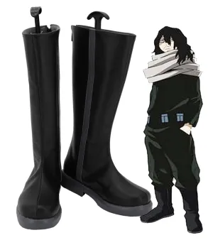 Comics My Hero Academia Eraser Head Cosplay Shoes Boots Custom Made for Adult Men and Women Halloween Carnival