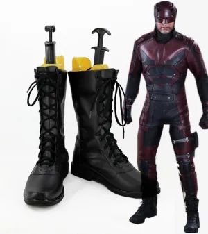 Daredevil Matt Murdock Cosplay Shoes Boots Custom Made for Adult Men and Women