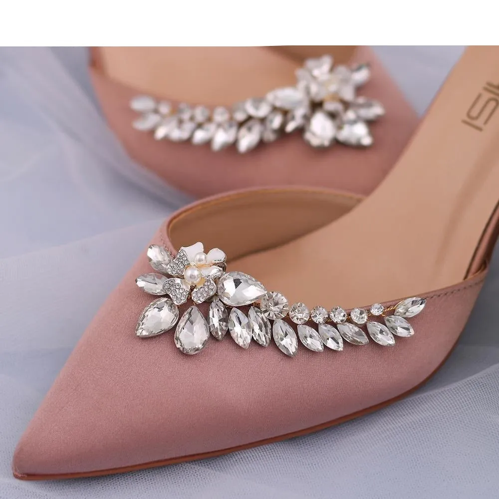 Dazzling Rhinestone Shoe Clips: Effortless Glamour for Every Event