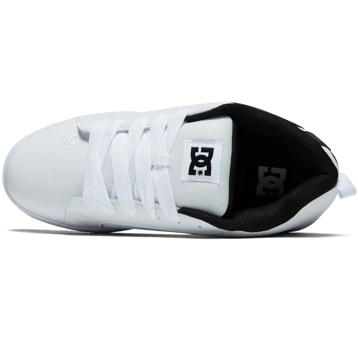 DC Court Graffik Shoes - White/Black/Black