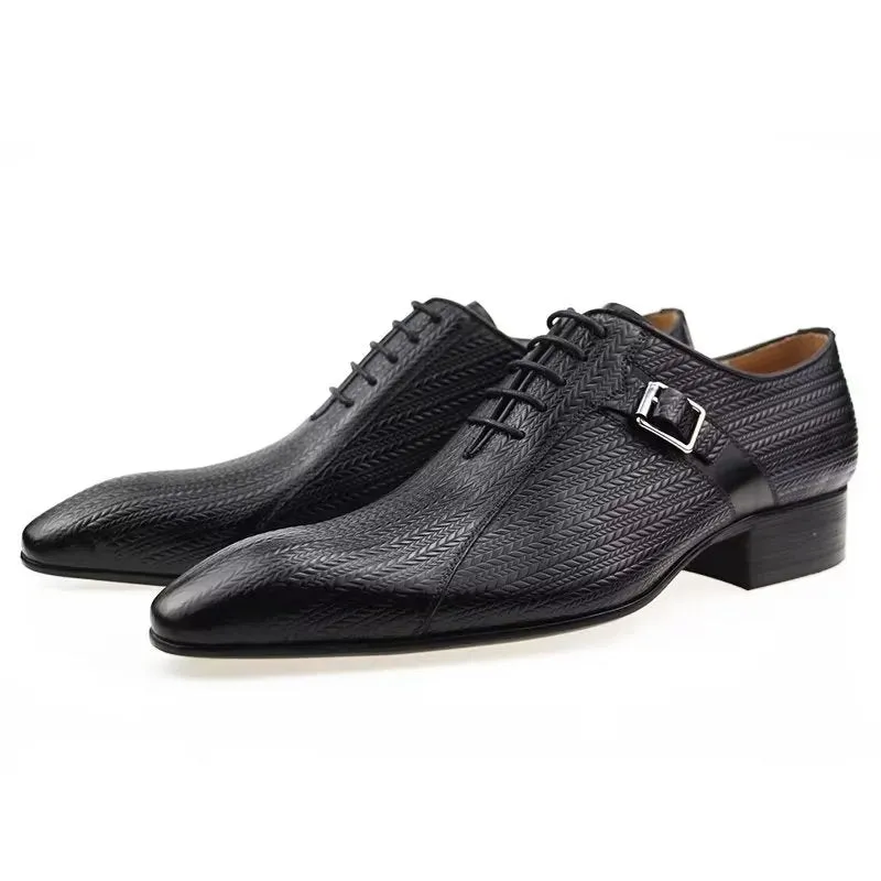 DeluxeOpulent Bespoke Leather Wedding Brogues