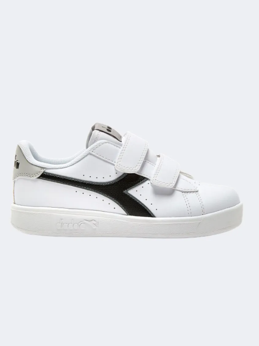 Diadora Game P Ps-Boys Lifestyle Shoes White/Black/Grey