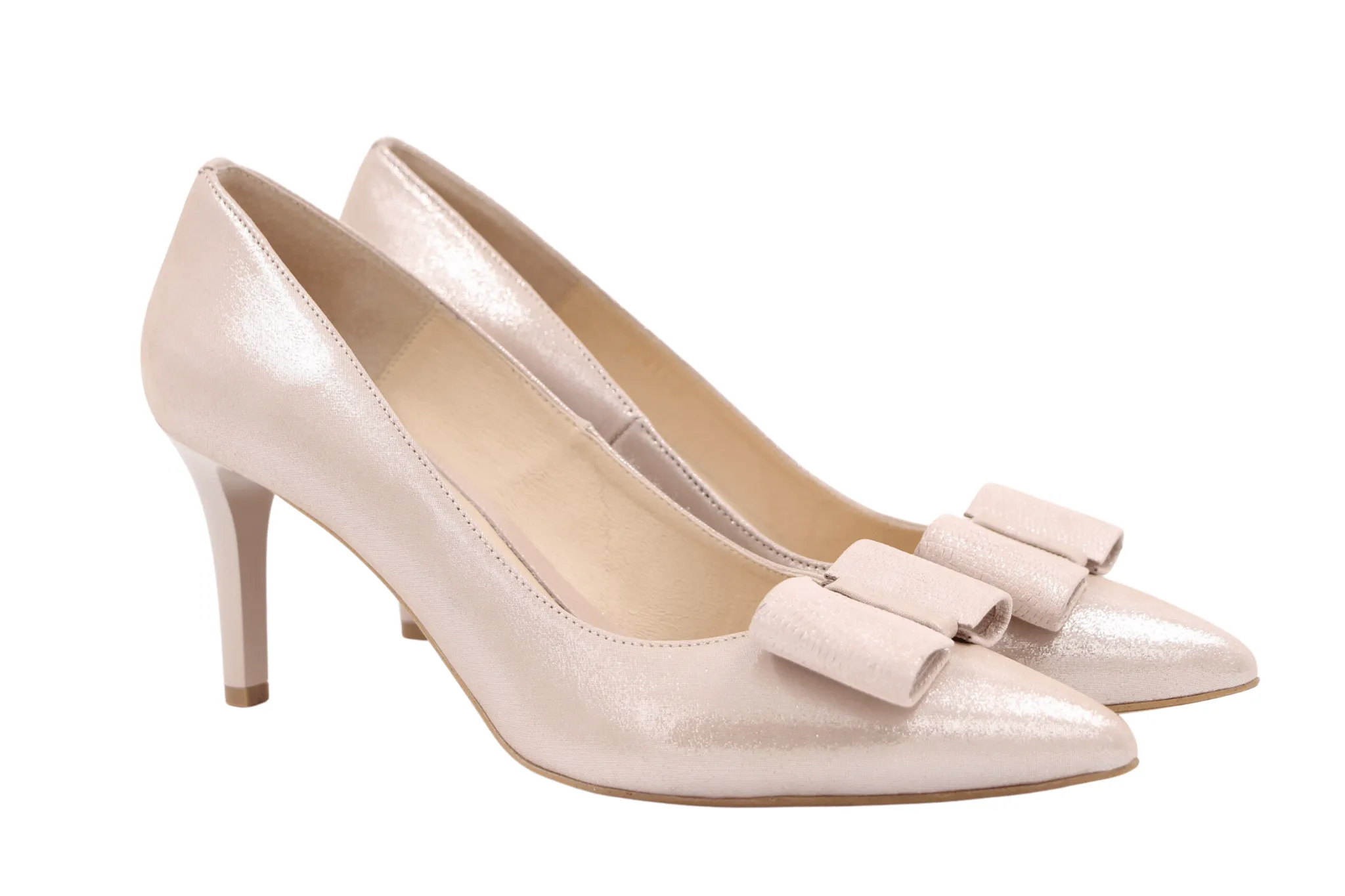 EMIS  Pink shoe with Bow detail