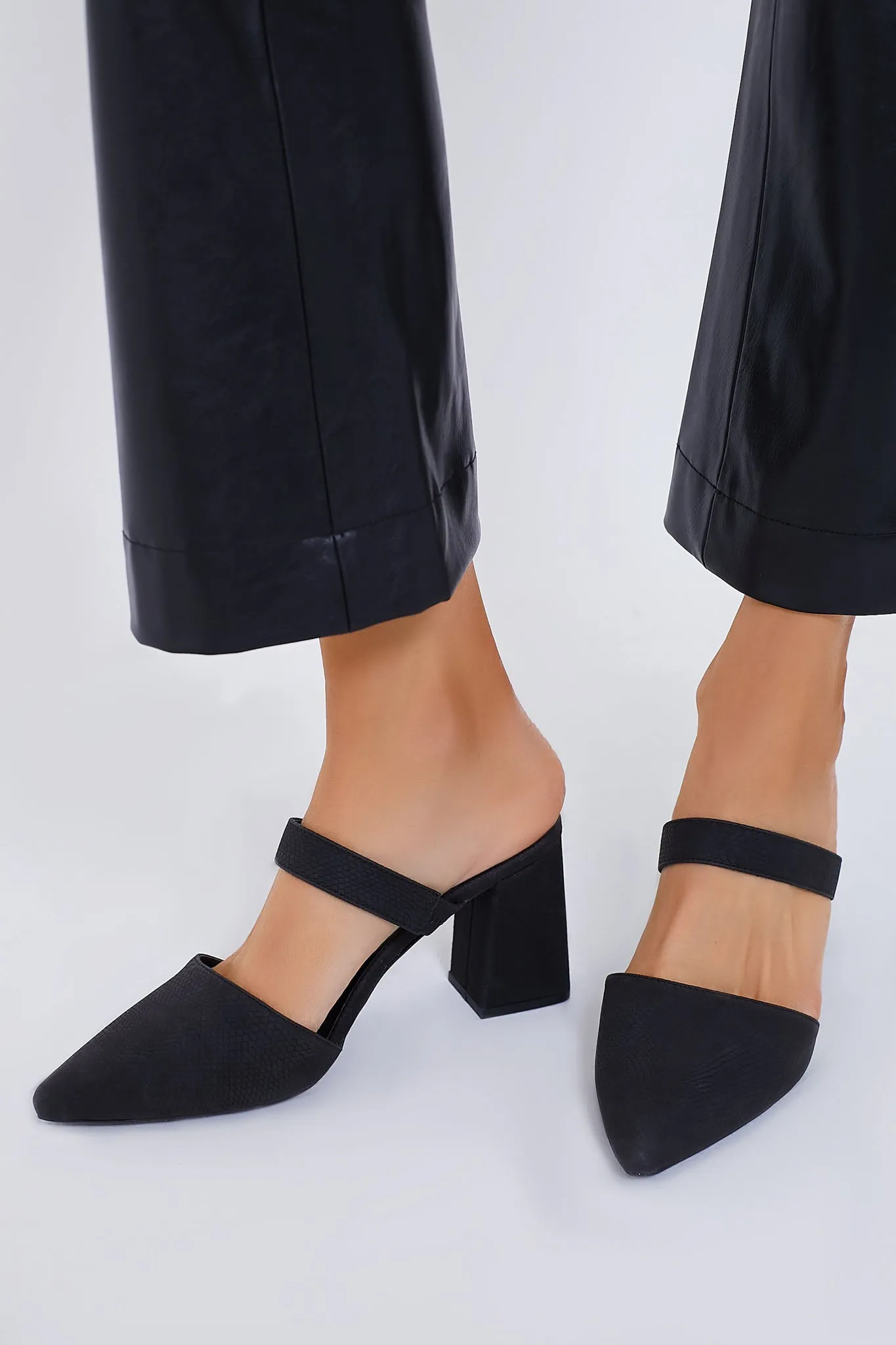 Exclusive Black Riley Heels