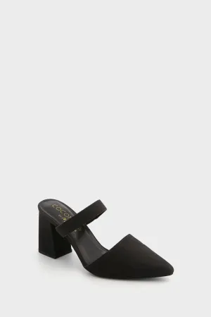 Exclusive Black Riley Heels