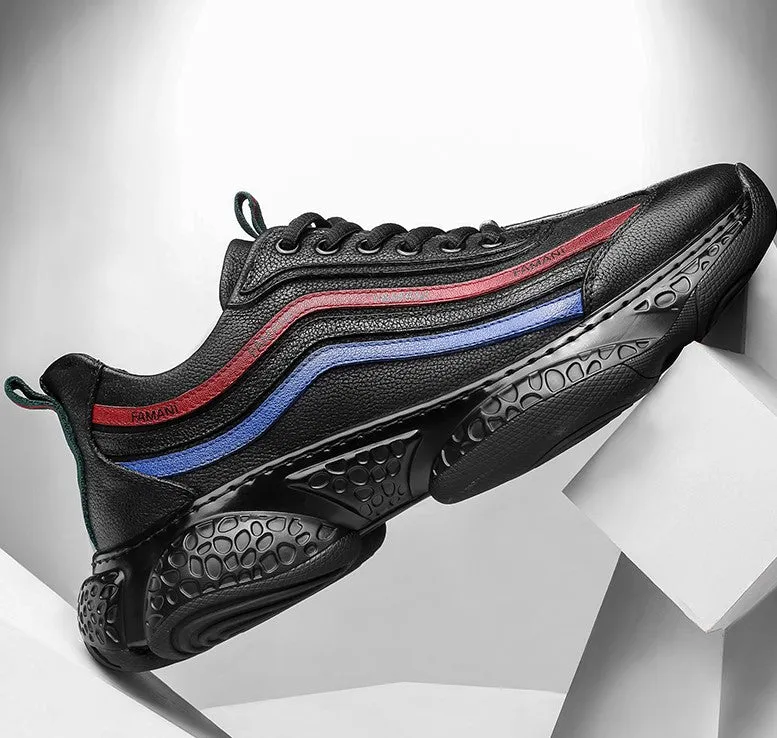 FAMAN MULTI 3 STRIPE TRAINERS