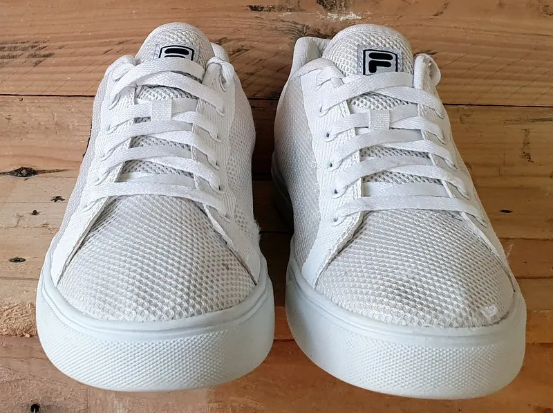 Fila Low Nylon Textile Trainers UK8/US9/EU42 1CM00390-101 White/Grey