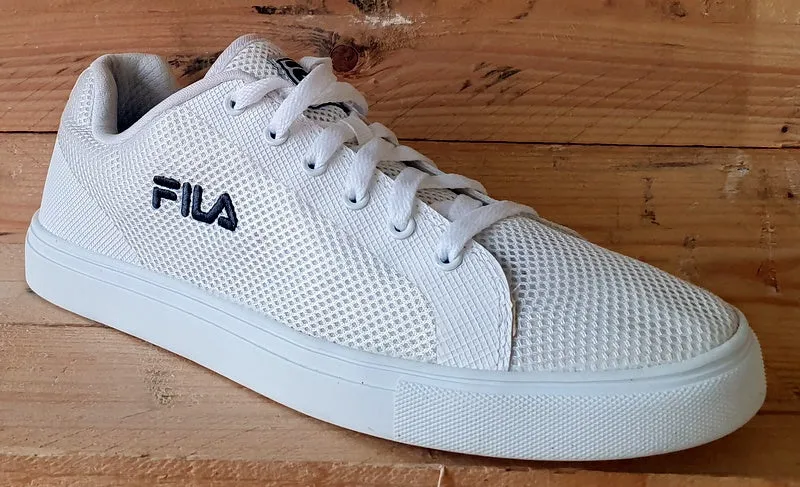 Fila Low Nylon Textile Trainers UK8/US9/EU42 1CM00390-101 White/Grey
