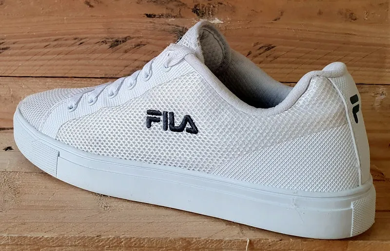Fila Low Nylon Textile Trainers UK8/US9/EU42 1CM00390-101 White/Grey