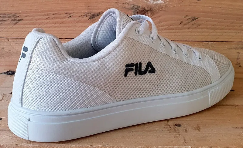 Fila Low Nylon Textile Trainers UK8/US9/EU42 1CM00390-101 White/Grey