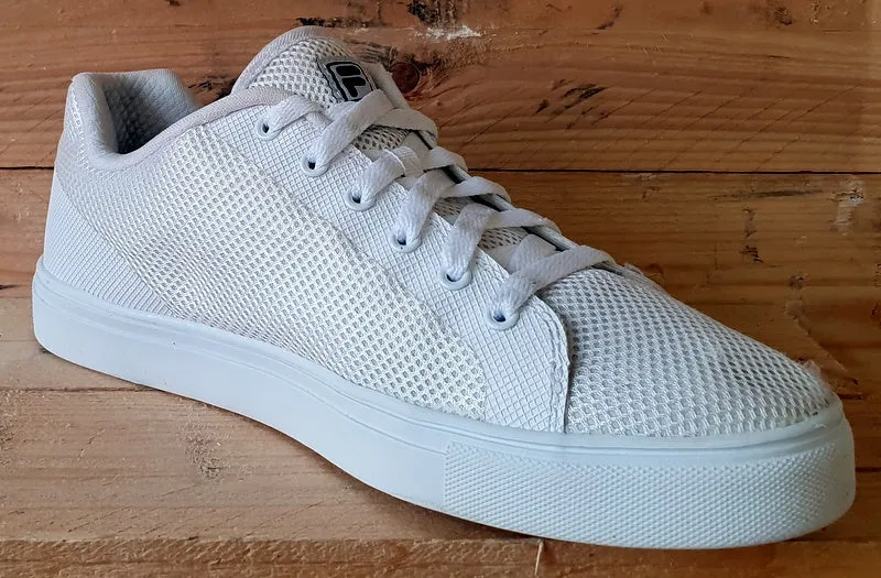 Fila Low Nylon Textile Trainers UK8/US9/EU42 1CM00390-101 White/Grey