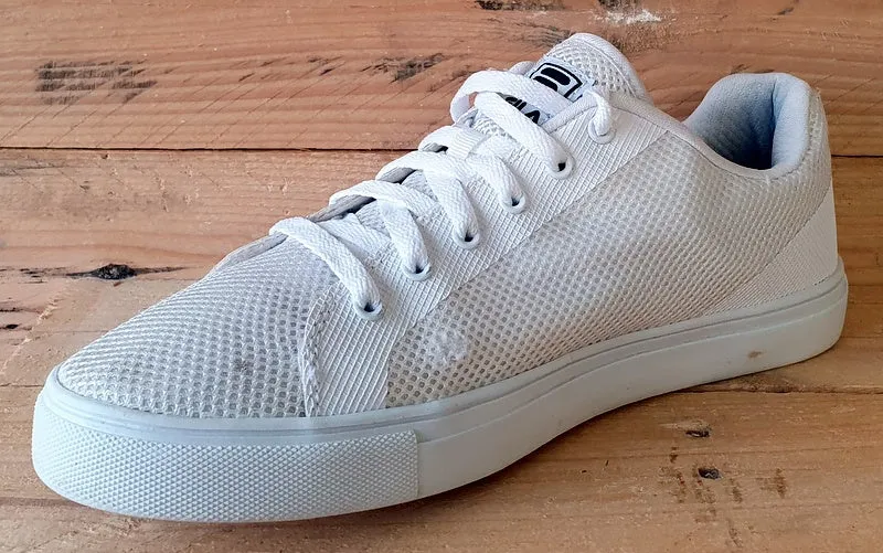 Fila Low Nylon Textile Trainers UK8/US9/EU42 1CM00390-101 White/Grey