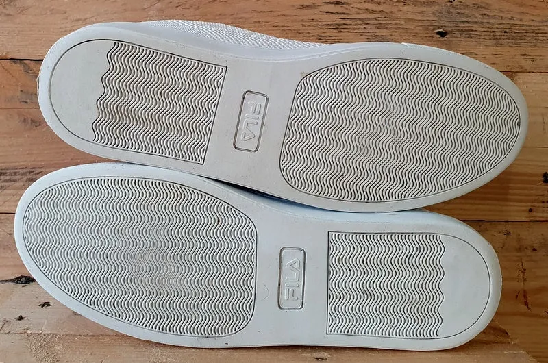 Fila Low Nylon Textile Trainers UK8/US9/EU42 1CM00390-101 White/Grey