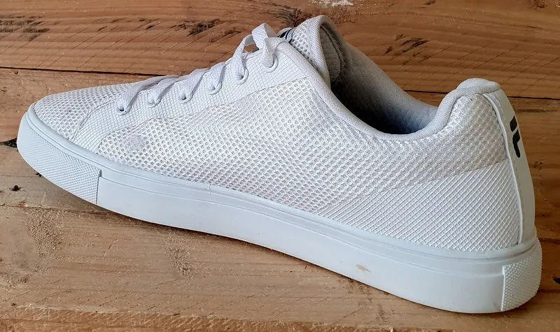 Fila Low Nylon Textile Trainers UK8/US9/EU42 1CM00390-101 White/Grey