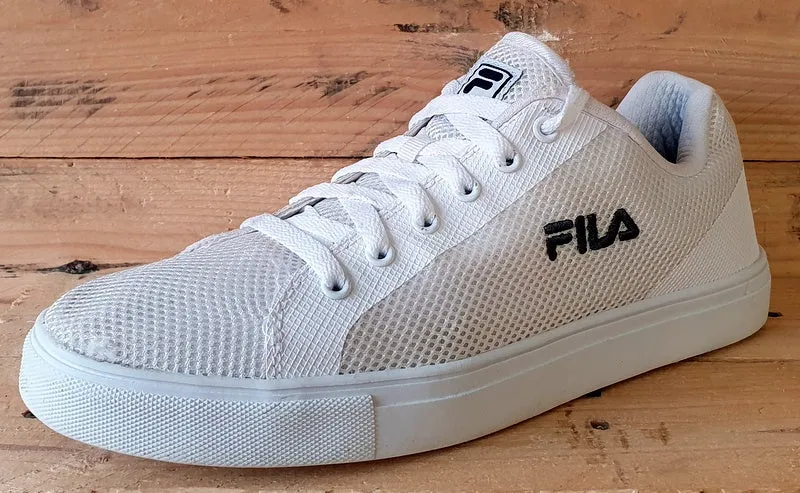 Fila Low Nylon Textile Trainers UK8/US9/EU42 1CM00390-101 White/Grey