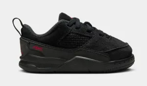 Flight Court Infant Toddler Lifestyle Shoes (Black/Varsity Red/Gum/Medium Brown)