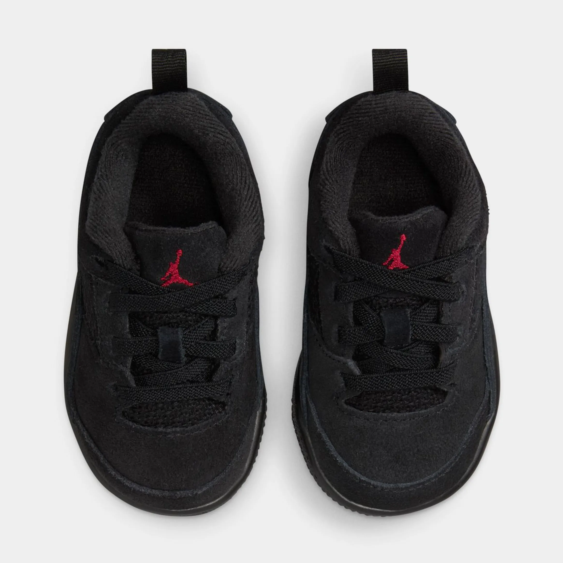 Flight Court Infant Toddler Lifestyle Shoes (Black/Varsity Red/Gum/Medium Brown)