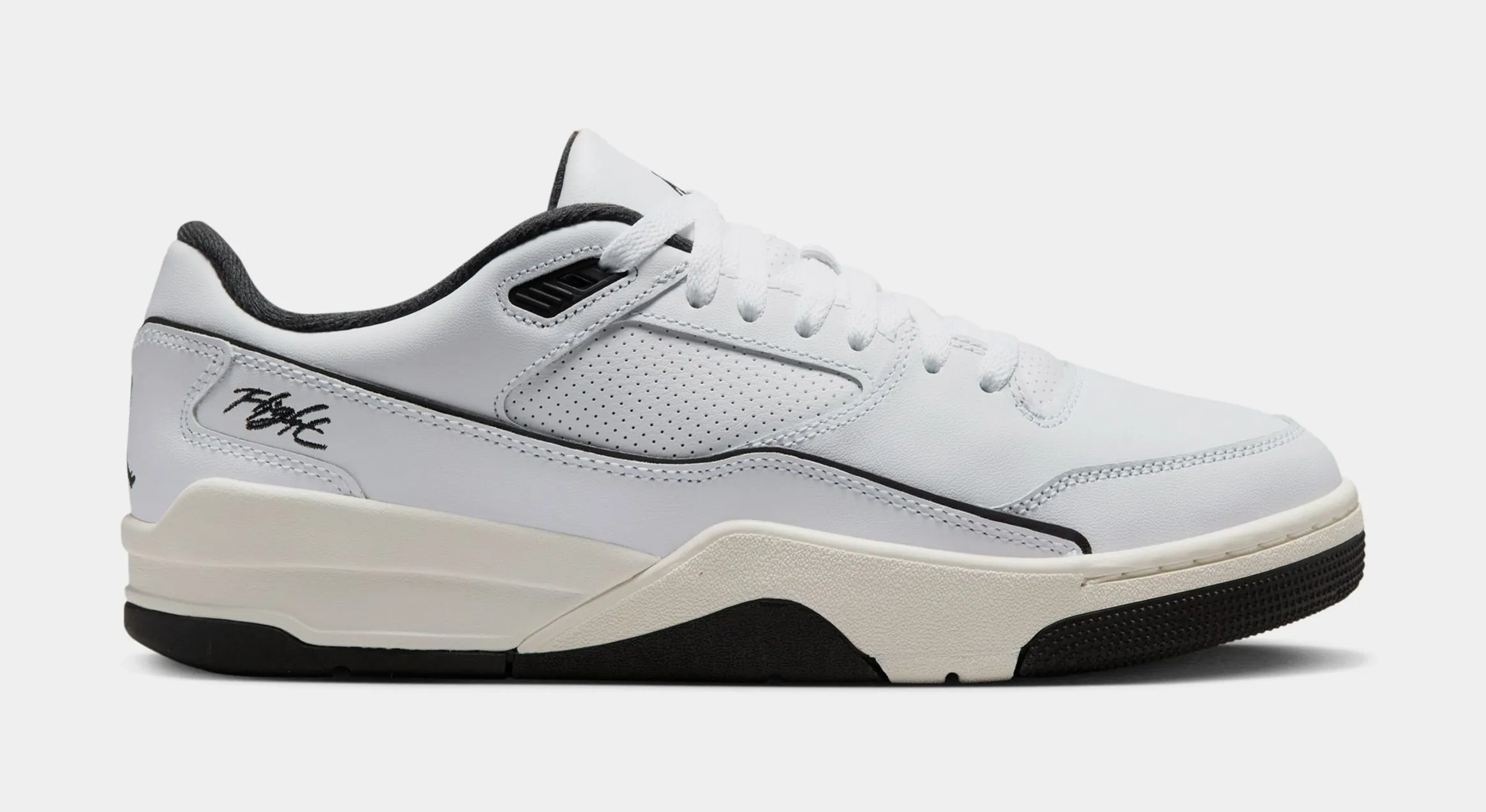 Flight Court Mens Lifestyle Shoes (White/Black/Sail) Free Shipping