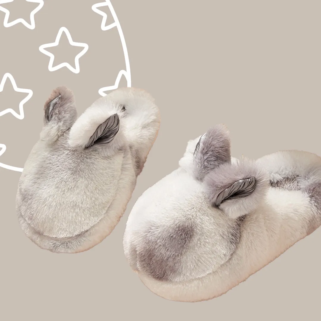 Fluffy Bunny Slippers