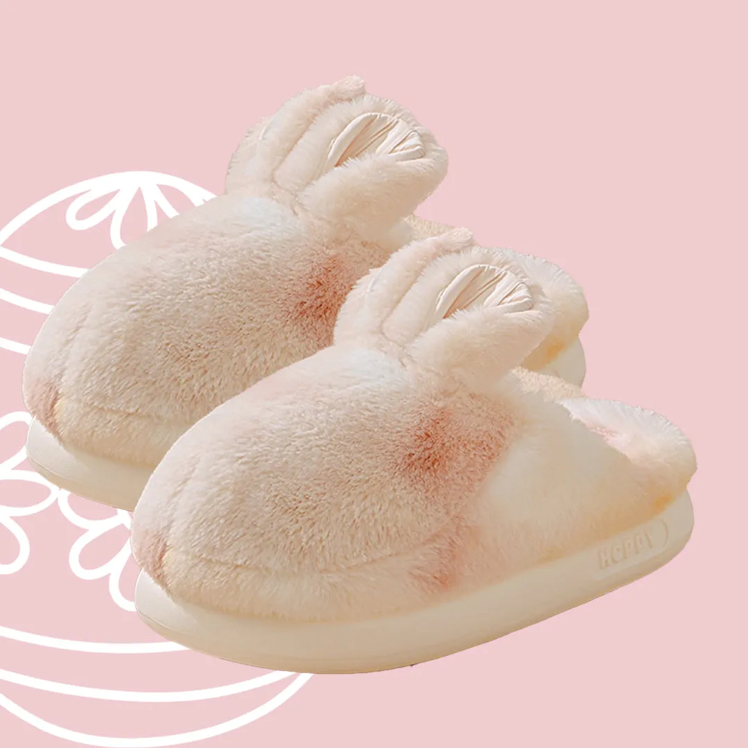 Fluffy Bunny Slippers