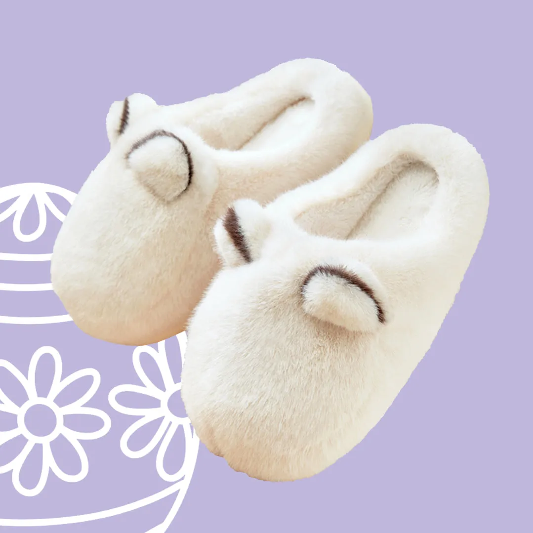Fluffy Bunny Slippers