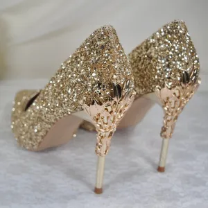 Glitter Filigree Heels | Other Colours