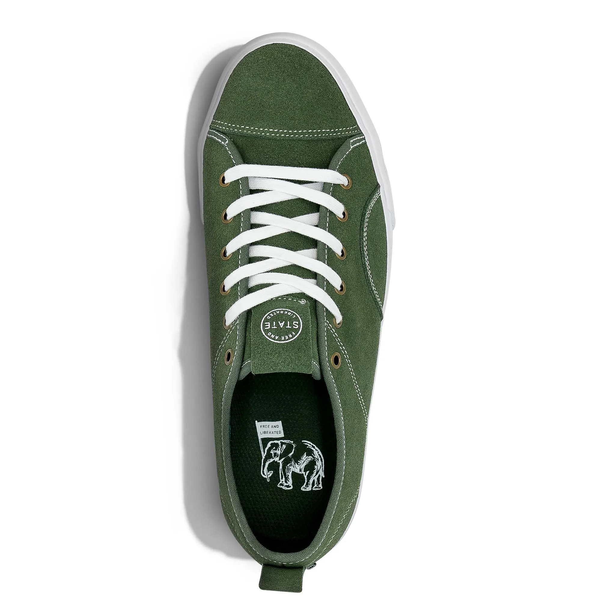 Harlem Shoe - Rifle Green Suede
