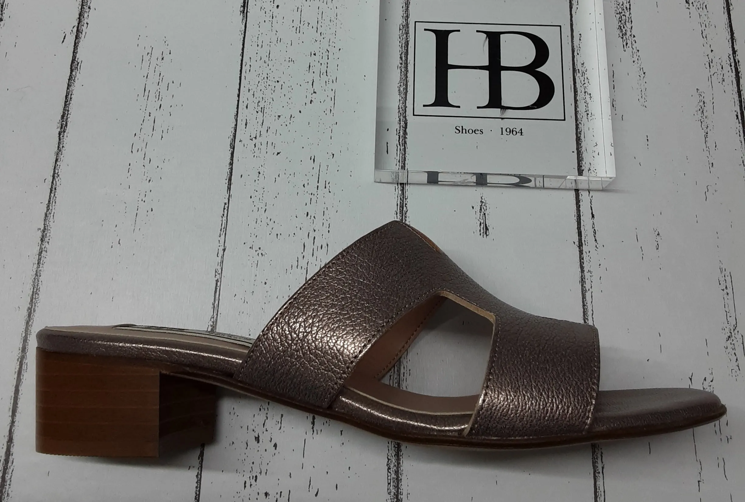 HB Italia - 62 - RAME SAFIRA 5598 - T.40 - SLIP ON MULE - (Rose Gold)