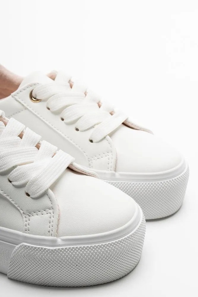 Heart Charm Sneaker White