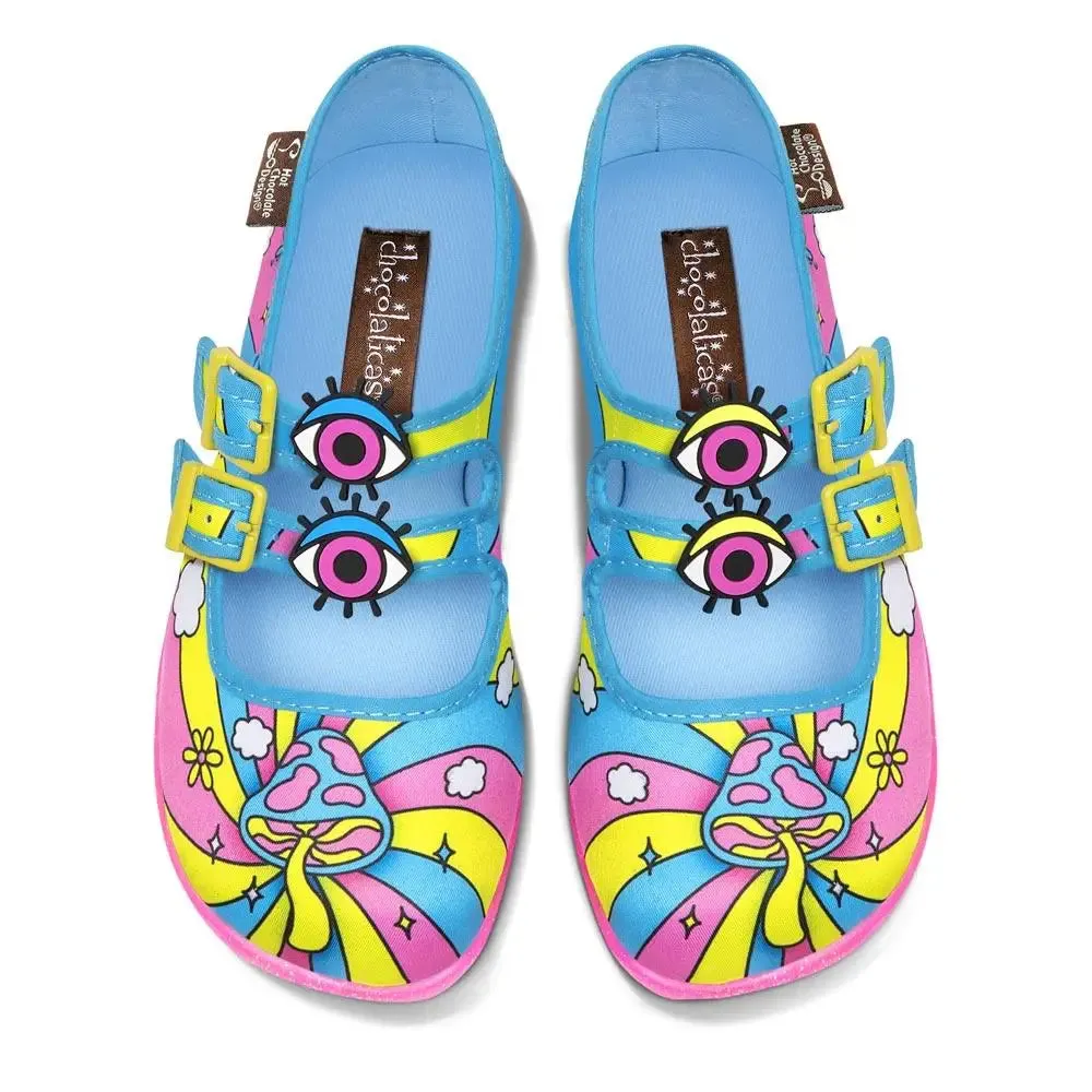 Hot Chocolate Trippy Daze Mary Jane Flats