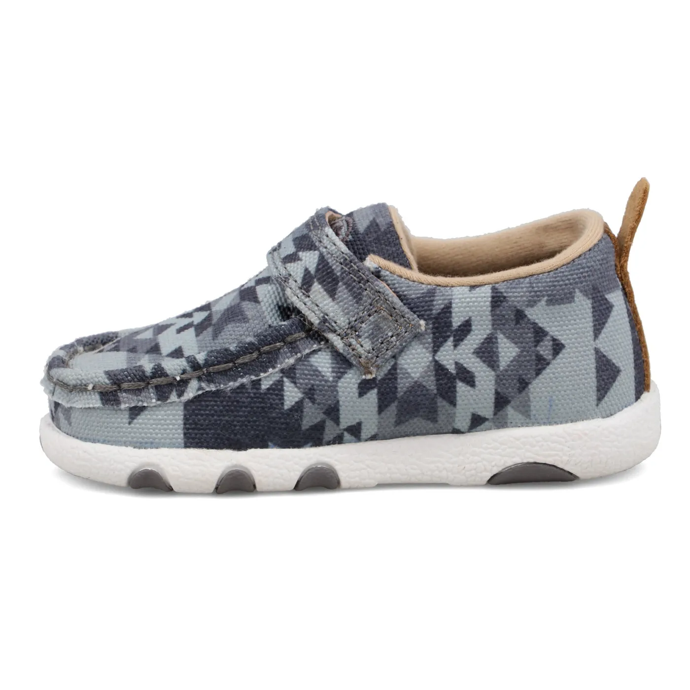 Infant/Toddler Twisted X Grey Aztec Moc