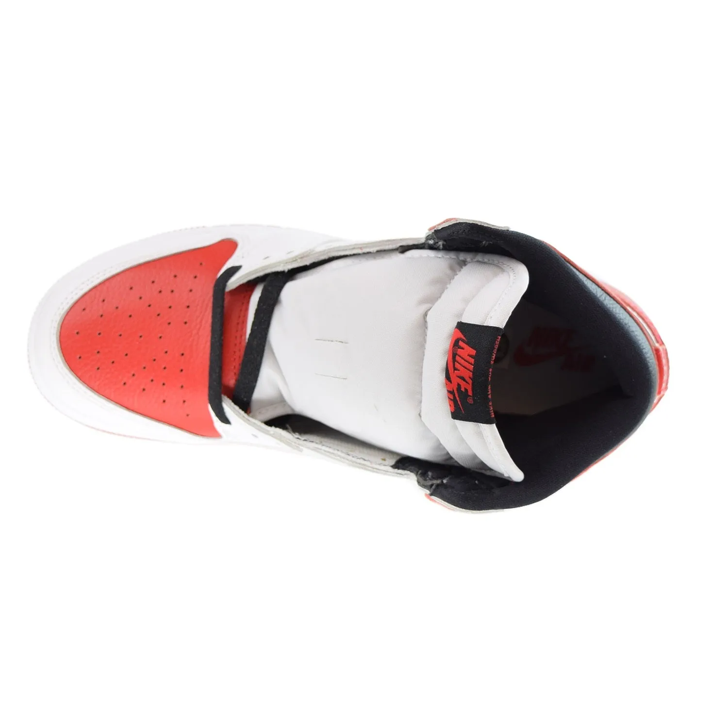 Jordan 1 Retro High (GS) Big Kids Shoes White-University Red